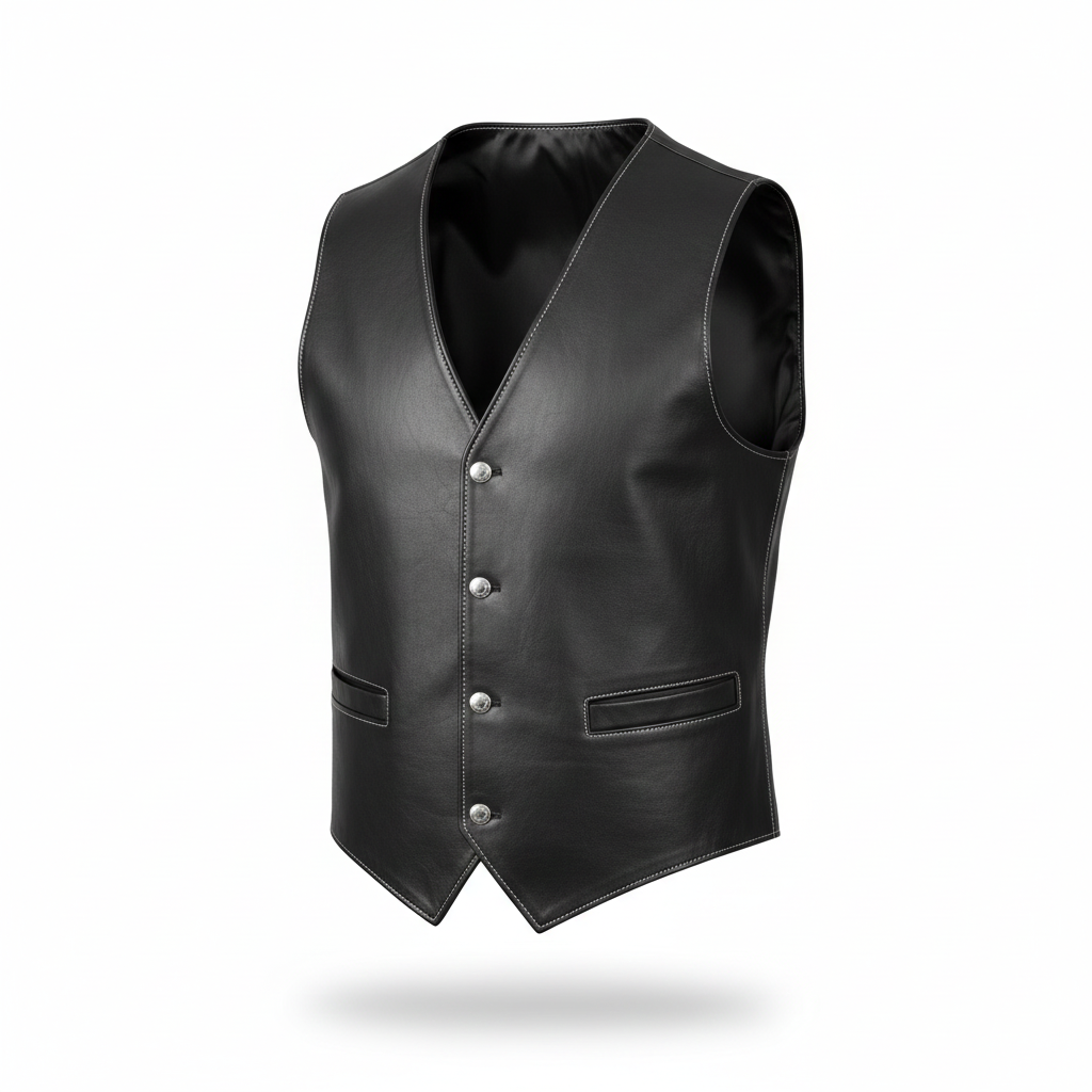 Classic Leather Vest